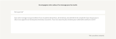 MilleMercisMariage - aide